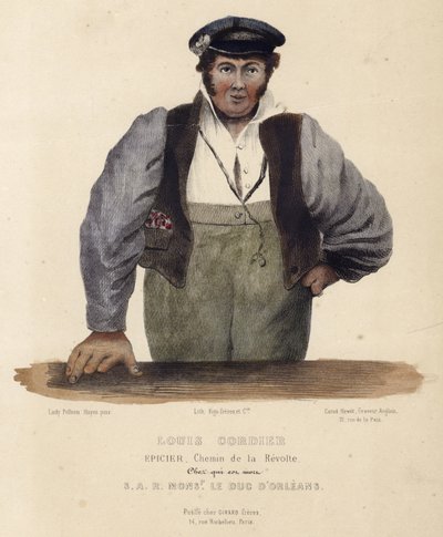 Portrett av Louis Cordier av English School