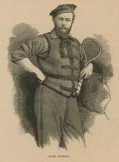 Portrett av major Walter Clopton Wingfield av English School