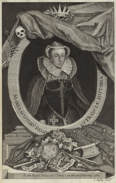 Portrett av Mary, Queen of Scots av English School