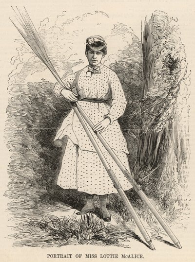 Portrett av frøken Lottie McAlice av English School
