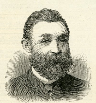 Portrett av Mr.R.Urwin, sekretær for Tyne Improvement Commissioners, 1884 av English School