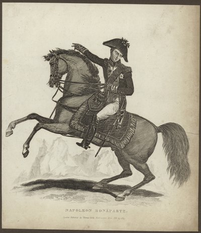 Portrett av Napoleon Bonaparte av English School