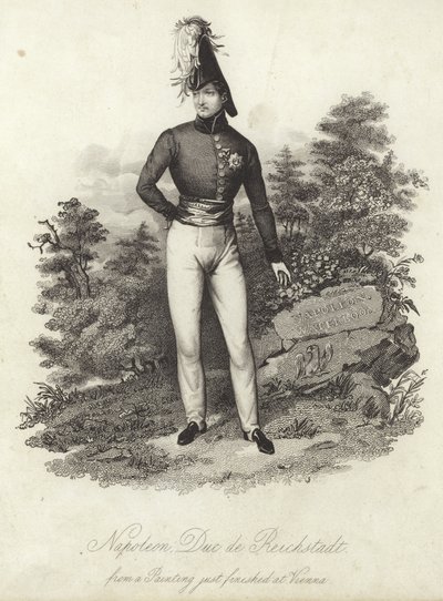 Portrett av Napoleon II av English School
