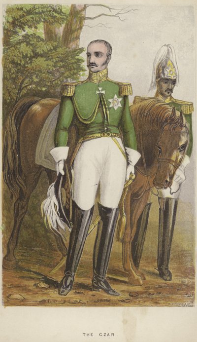 Portrett av Nicholas I av Russland av English School