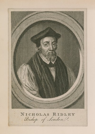 Portrett av Nicholas Ridley av English School