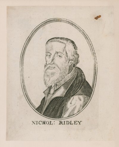 Portrett av Nicholas Ridley av English School