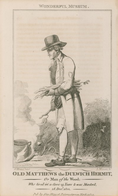 Portrett av gamle Matthews av English School