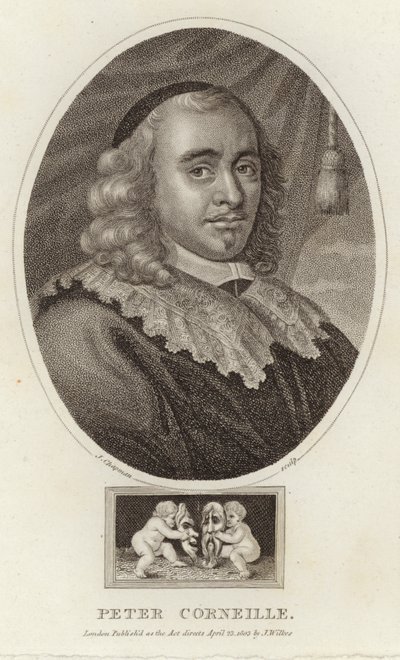 Portrett av Pierre Corneille av English School