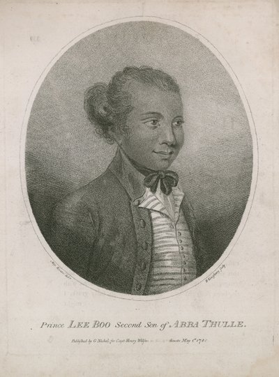 Portrett av prins Lee Boo av Palau av English School