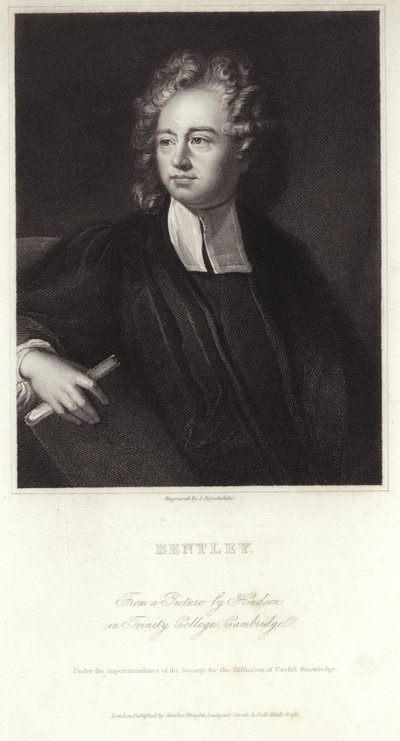 Portrett av Richard Bentley av English School