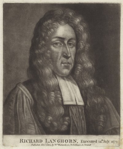 Portrett av Richard Langhorne av English School