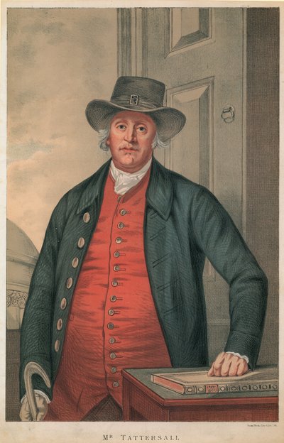 Porträt von Richard Tattersall von English School