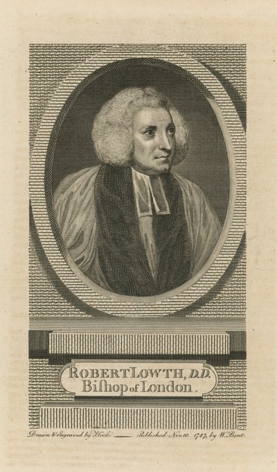 Portrett av Robert Lowth av English School