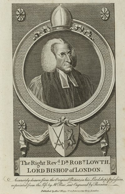 Portrett av Robert Lowth av English School