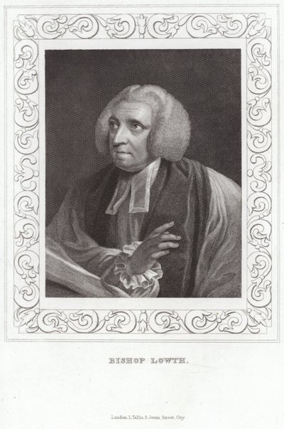 Portrett av Robert Lowth, biskop av London av English School