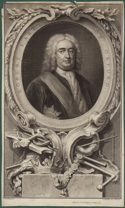 Portrett av Robert Walpole, jarl av Orford av English School