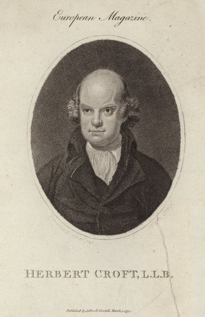 Portrett av Sir Herbert Croft av English School