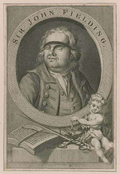 Portrett av Sir John Fielding av English School