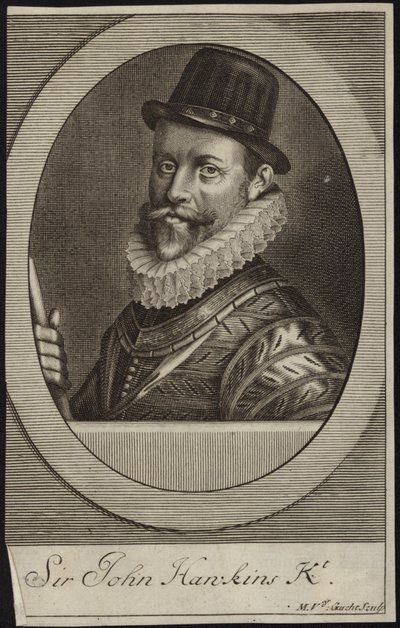Portrett av Sir John Hawkins av English School