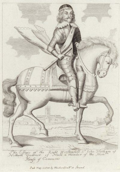 Portrett av Sir John Hotham den yngre av English School