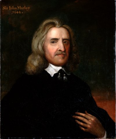 Portrett av Sir John Marlay, 1644 av English School