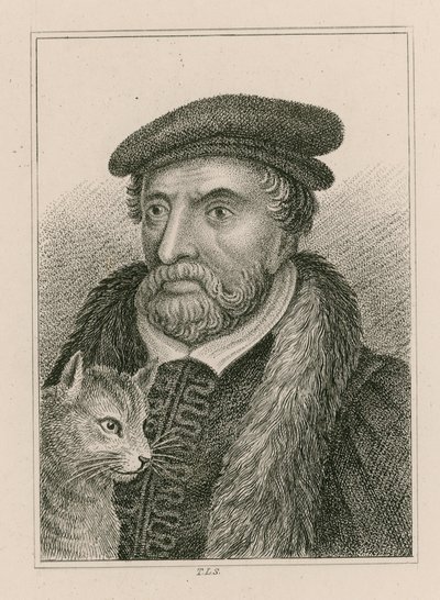 Portrett av Sir Richard Whittington og katt, ellers Dick Whittington, Lord Mayor of London av English School