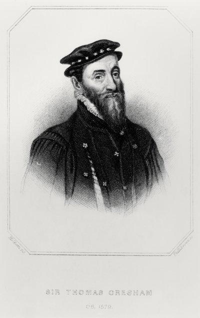 Portrett av Sir Thomas Gresham (1519-79) fra 