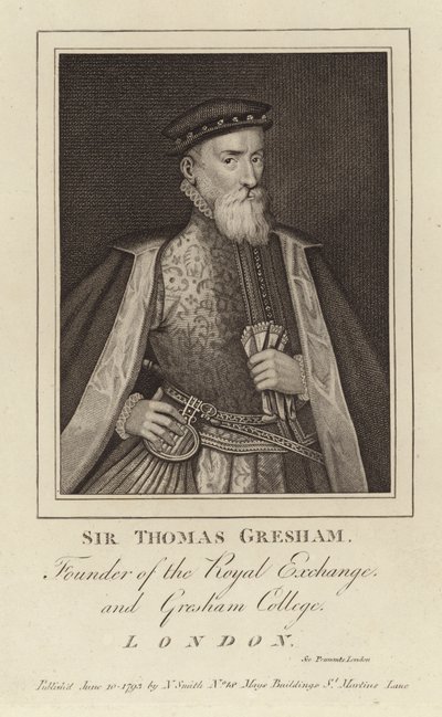 Portrett av Sir Thomas Gresham av English School