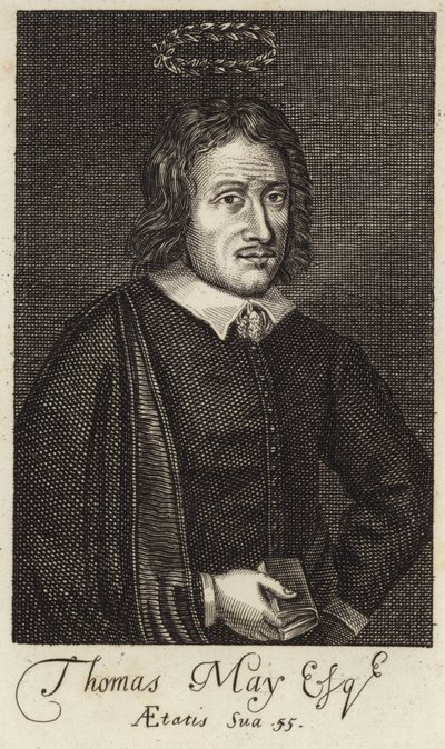 Portrett av Thomas May av English School