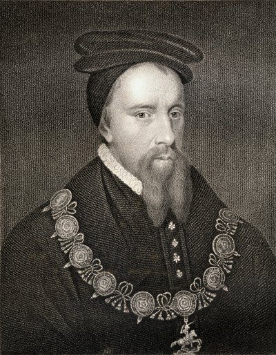 Portrett av Thomas Stanley (1435-1504) 1. jarl av Derby, fra Lodges British Portraits, 1823 av English School
