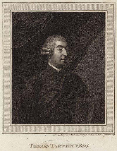 Portrett av Thomas Tyrwhitt av English School