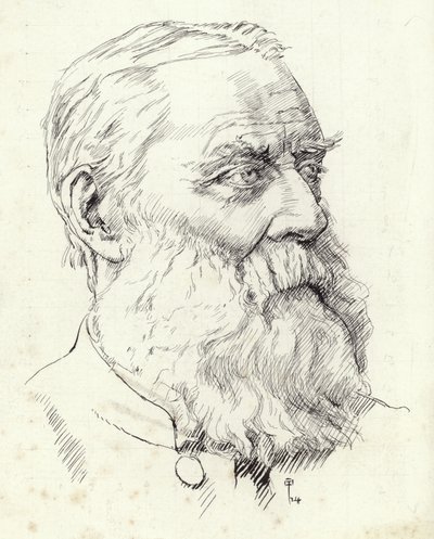 Portrett av Walter Skeat av English School