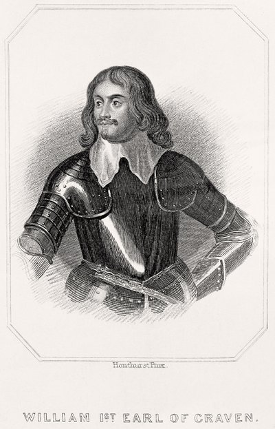 Portrett av William, 1. jarl av Craven, 1835 av English School