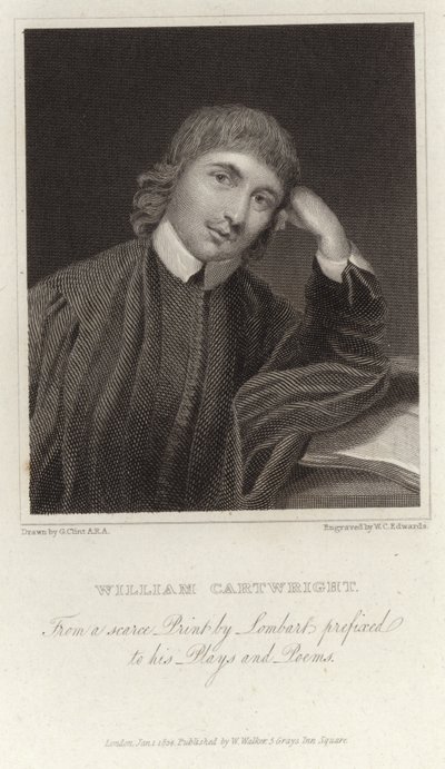 Porträt von William Cartwright von English School