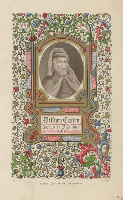 Portrett av William Caxton av English School