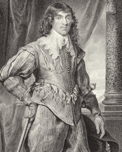 Portrett av William Hamilton, 2nd Duke of Hamilton (1616-51), fra 