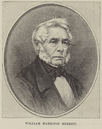 Portrett av William Hamilton Merritt av English School