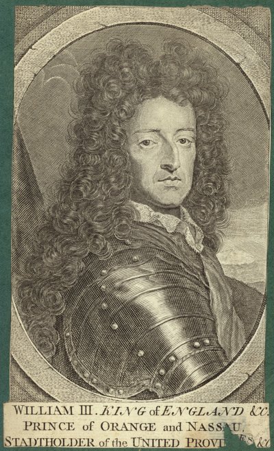 Portrett av William III, Prince of Orange av English School