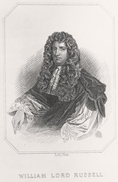 Portrett av William Lord Russell, 1835 av English School