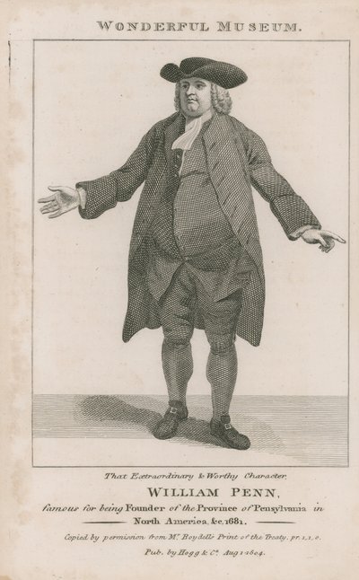 Portrett av William Penn av English School