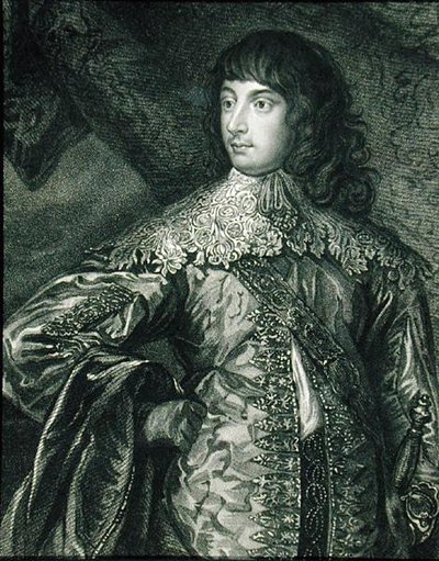 Portrett av William Russell (1613-1700) 1. hertug og 5. jarl av Bedford, fra "Lodge
