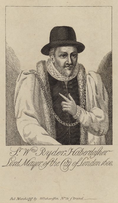 Portrett av William Ryder av English School