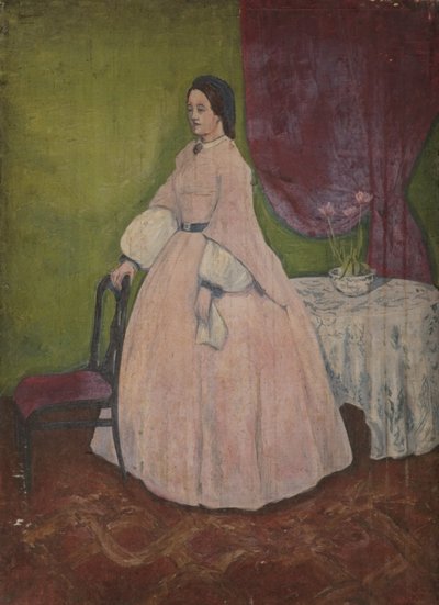 Portrett av kvinne av English School