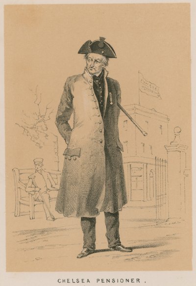 Portrett av en Chelsea-pensjonist av English School