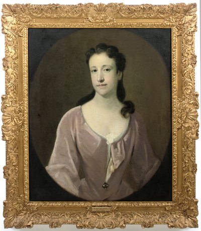 Portrett av en dame. tradisjonelt identifisert som fru Dorothy Smith, født Barret-Lennard av English School