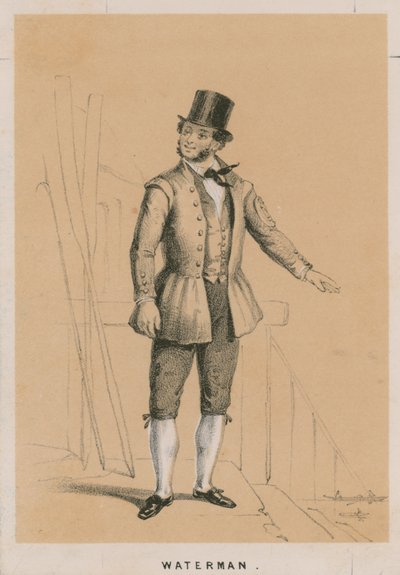 Portrett av en vannmann av English School