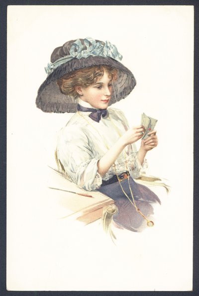 Portrett av en kvinne av English School