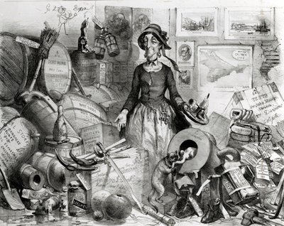 Portrait of the Celebrated Mis(s)-Management respektfullt dedikert til hennes beundrere, 1855 av English School