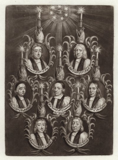 Portrett av de syv biskopene av English School