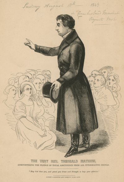 Portrett av Rev Theobald Mathew av English School